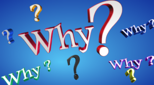 the question "Why?" repeated multiple times